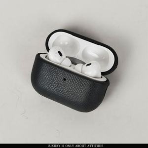 Nouvel arrivage <span class=keywords><strong>Housse</strong></span> en cuir véritable <span class=keywords><strong>Togo</strong></span> pour Airpods Pro 2 Étui pour écouteurs en cuir - Product Image 5