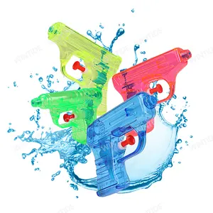 Cheap Water Squirt Toy Pistol Transparent Plastic Mini Water Gun Toy Water Squirt Soaker Guns