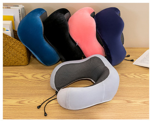 <b>Memory</b> Cotton U-shaped Anti-static Travel Pillow U Shaped <b>Memory</b> <b>Foam</b> Neck Pillows Soft Travel Pillow Neck Pillow - Product Image 5