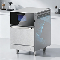 Horno de Convección Profesional de Alta Velocidad de Acero Inoxidable con Microondas, Potencia de 1.5-3KW, Diseño de Tubo Único Independiente