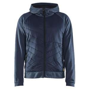 BLAKLADER - 346325338286XXL Pull hybride Bleu engourdi/Marine foncé-HOODIES DE TRAVAIL EAN 7330509885321 - Product Image 1