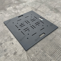 Base Multiusos KKMARK F34 de 32'' con Orificios Ranurados de 10 mm, Base de Acero para Montaje con Conectores