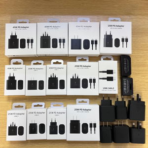 Cargador de <span class=keywords><strong>Carga</strong></span> Rápida de 25W para <span class=keywords><strong>Samsung</strong></span> S23 S24 S25 Note20, Adaptador de Enchufe para EE. UU., UE y Reino Unido, Cargadores de Viaje USB-C al por Mayor - Product Image 6