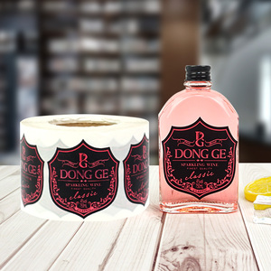 Tùy chỉnh Glossy cán nhãn rượu vang tạo ra của riêng bạn nhãn rượu vang Nhãn Nhãn Trong suốt - Product Image 2