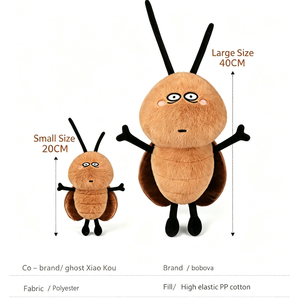 Juguetes de Peluche de Cucaracha Súper Suaves - Muñecos Creativos y Lindos, Marionetas Divertidas, Excelentes Juguetes de Confort para Niños - Product Image 2