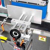 Machine d'étiquetage horizontale GMP pour flacons, ampoules et liquides oraux, avec positionnement de précision, automatique, électrique, pour boîtes métalliques et cartons