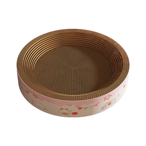 Arbre à chat avec griffoir intégré en carton ondulé, résistant à l'usure, non-déchirable, pour le tranchage des griffes, conception nid - Product Image 5