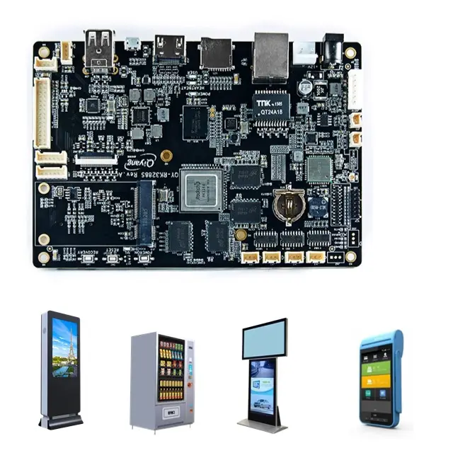 Arm Embedded Android Rk3288 Board Support Lvds Hdmi2.0 Rs232 Systeem Op Chip