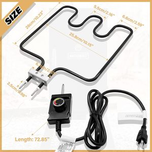 Élément chauffant de 1500 watts compatible avec le fumoir et le barbecue électriques <span class=keywords><strong>Masterbuilt</strong></span>, pièces de rechange pour fumoirs <span class=keywords><strong>Masterbuilt</strong></span> - Product Image 2