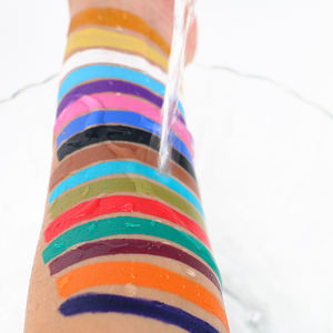 Paleta de maquillaje profesional de 20 colores con plantillas de pinceles Kit de pintura facial al óleo - Product Image 5