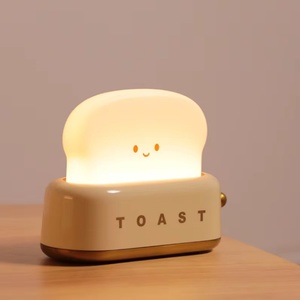 A New Rechargeable and Cute LED <b>Night</b> <b>Light</b> in the Shape of a Toaster for Children's Bedrooms - Product Image 1