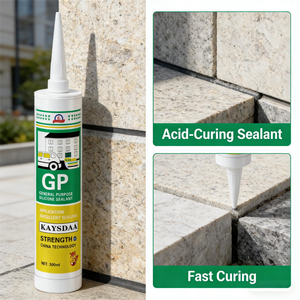 Sellador de Silicona Ácida RTV, Adhesivo Impermeable Resistente a Altas Temperaturas para Cajas Eléctricas, LED y Juntas Automotrices - Product Image 2