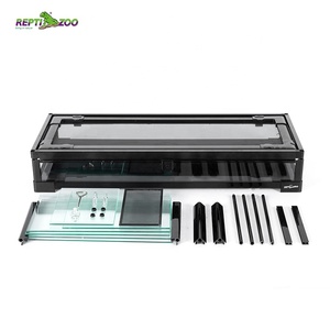 ตู้เลี้ยงสัตว์เลื้อยคลานแบบกระจก REPTIZOO 19 Gsl 73L สีน้ำตาล ปี 2025 พร้อมประตูบานสวิง สำหรับกิ้งก่าคาเมเลี่ยนและต๊อกไกเกโก้ ขนาด 762x305x305 มม. - Product Image 4