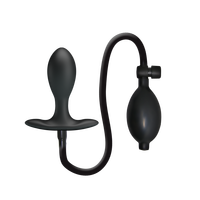 Plug anal en gros, silicone personnalisé, étanche, amovible, fait maison, gonflable, string avec plug anal et boule centrifuge