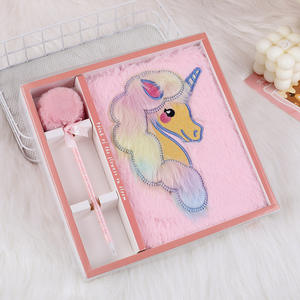 Juego de tapa dura nuevo unicornio dibujos animados niños y felpa para estudiante escuela personalizado Kawaii regalo Anime papelería lindo cuaderno - Product Image 6