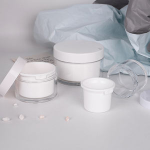30ml 50ml 100ml ramah lingkungan dapat diganti dapat diisi ulang makanan kelas kosmetik kulit plastik perawatan rambut stoples kemasan krim - Product Image 3