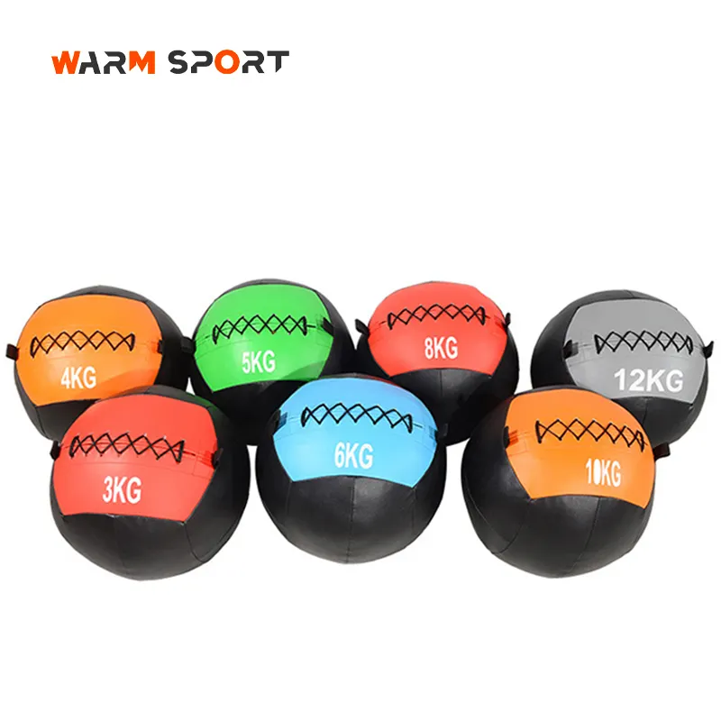 Fitness Equipment Gym Training Exercise Weighted Sports PVC PU Medicine Wall Balls For Men And Women