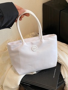 Bolso de Mano Monocromático de Gran Capacidad, Estilo Coreano, Simple y Casual, Nueva Moda de Verano 2026 - Product Image 2