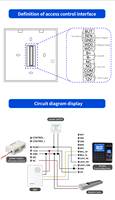 Lector de Control DE ACCESO M10H, grabadora biométrica de asistencia, capacidad de 1000 empleados, soporte de 25 idiomas, grabación de tiempo RFID de 125Khz