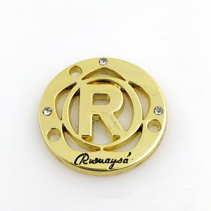 Etiqueta con logotipo de marca para ropa, proveedor de etiqueta con logotipo de marca para coser en ropa, etiqueta con logotipo de metal para coser - Product Image 3