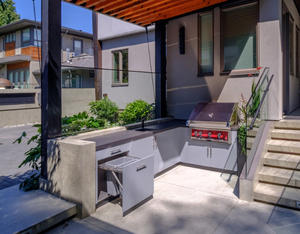 ตู้สแตนเลสสำหรับกลางแจ้งสำหรับรถบ้าน ตู้สแตนเลสสำหรับกลางแจ้งสำหรับบ้านริมชายหาด ตู้กลางแจ้งเคลือบสีฝุ่น - Product Image 4