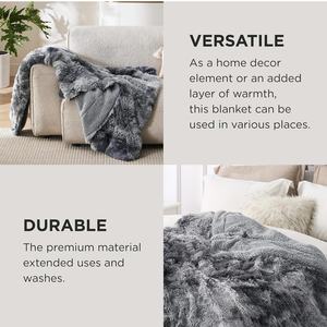 Fluffy Fuzzy Kunst pelz Cartoon Muster Sherpa Fleece Throw Blanket im europäisch-amerikanischen Stil Four Seasons - Product Image 5