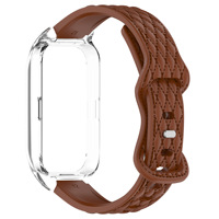 Bracelet de montre en silicone texturé avec fermoir papillon pour bracelet intelligent Huawei Band 11 Pro