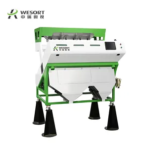 Wesort High Precision CCD Grotech Rice Color Sorter Nut Grain Corn Peanut Seed Bean Rice Color Sorter Machine Color Sorter