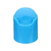 Bouchon de bouteille de distribution de disque rond en plastique, couvercle de fermeture à pression, bouchons à disque lisse