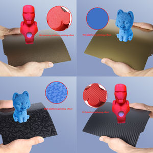 180x180 ملليمتر 3DSWAY الأصلي PEI الربيع صفائح الصلب PEI ناعمة PET PEO PEY قاعدة مغناطيسية تدفئة السرير Pei صفائح DIY <span class=keywords><strong>3D</strong></span> جزء الطابعة - Product Image 4