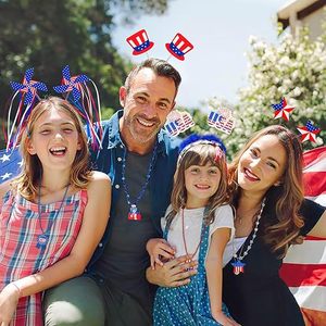 12 Diademas del 4 de Julio, Accesorios para Fiestas del 4 de Julio, Artículos Patrióticos Rojos, Blancos y Azules para el Día de la Independencia - Product Image 4