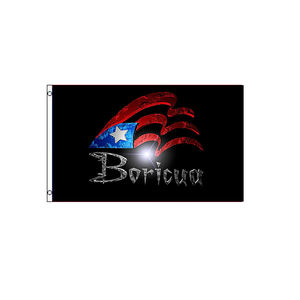 Vente en gros <span class=keywords><strong>Lot</strong></span> 3x5Ft Porto Rico 100% Polyester Boricua Drapeau Bannière Portoricaine - Product Image 3