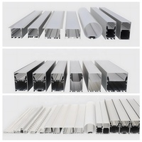 Profilé LED linéaire en aluminium multi-installations pour éclairage commercial encastré/en saillie/suspendu pour armoires et plafonds
