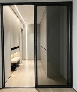 Porte coulissante en alliage d'aluminium à <span class=keywords><strong>prix</strong></span> d'usine, grandes portes coulissantes en verre pour patio, balcon, extérieur, usage domestique - Product Image 5