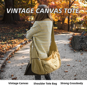 Girls Japanese Vintage Washed Canvas Tassel Shoulder Tote <b>Bag</b> Casual Literary <b>College</b> Student Durable Crossbody Messenger <b>Bag</b> - Product Image 2