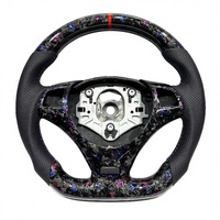 Volant de voiture en fibre de carbone forgé personnalisé par le fabricant pour BMW E90 E91 E92 E93 E82 E84 E88 E87 M3 Volant sport