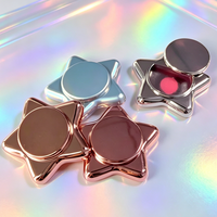 Flacon coulissant Pentagon personnalisé et recyclable sans air pour gloss, rouge à lèvres, baume à lèvres et blush, avec logo couleur personnalisé