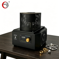 Four de fusion 220V 3500W 1600 degrés, machine à fondre l'or 1KG, four à induction pour la fusion des métaux, argent, aluminium