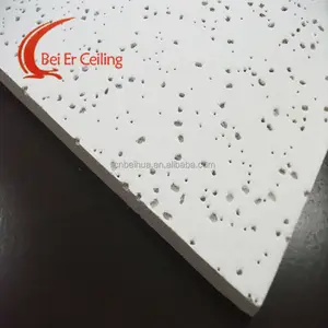 Drop Mineral Ceiling Acoustic Fiber Board / Mineral Fiber Ceiling Board / Mineral Fiber Ceiling Panel