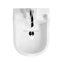 Chaise de pédicure Wudhu avec lavabo en céramique pour ablutions musulmanes en mosquée