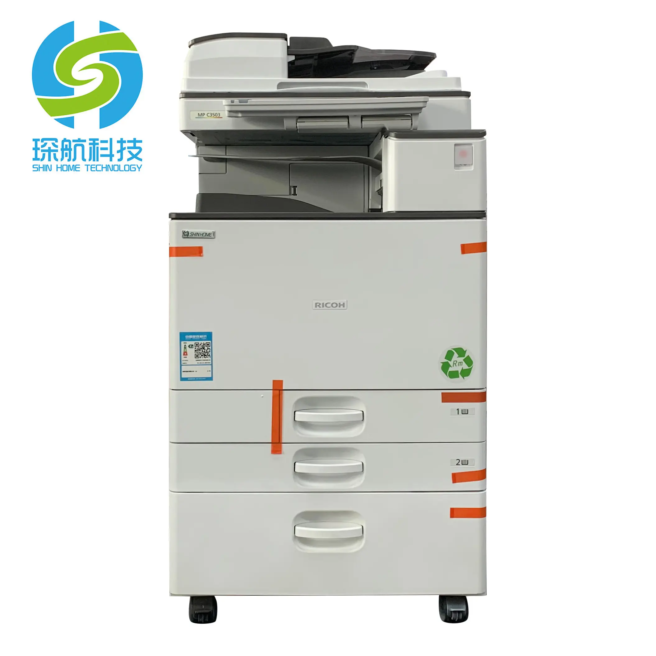 A3 dijital yazıcı çok fonksiyonlu renkli fotokopi makinesi fotokopi copiadoras için kullanılan ricoh MPC3503SP fotokopi makinesi