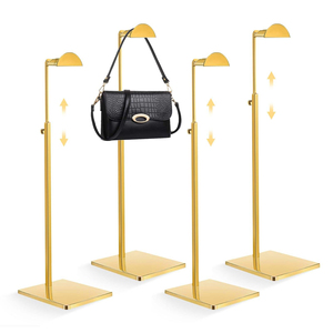 Support mural AURORA OEM personnalisé pour sacs à main en métal – Présentoir suspendu pour sacs, idéal pour les magasins de détail – Vente directe usine, livraison rapide - Product Image 2