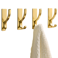 Crochets muraux adhésifs robustes, crochets autocollants ultra-résistants pour manteaux, chapeaux, serviettes de bain, sacs et autres objets dans la salle de bain
