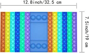 Juguete Antiestrés KK de Silicona Suave con Diseño de Tablero de Ajedrez, Burbujas para Apretar y Caminar, Certificado EN71, Unisex, para Niños de 8 a 13 Años - Product Image 4