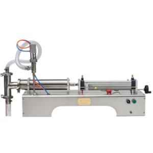 Semi-Automatic Single Head Piston Liquid Juice <b>Filling</b> <b>Machine</b> for Water Oil Milk Cream Lotion Filler for Industrial Use - Product Image 1