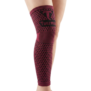 Genouillère de compression en polyester tricoté, épaisse, flexible, magnétique à la tourmaline, légère, pour protection professionnelle, vente en gros - Product Image 2