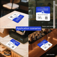 Carte programmable en PVC RFID 13,56 MHz NFC NTAG216/213, étanche, pour les cartes de membre, les cartes d'accès aux hôtels, les cartes de contrôle d'accès, les cartes de commentaires