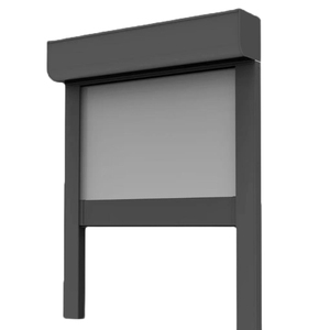 Abat-jour à rouleau extérieur en PVC transparent stores externes transparents imperméables pour la protection de la vue contre la pluie et le vent Technique plaine - Product Image 6