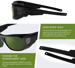 強力な光とレーザーに耐性のあるUV保護メガネ溶接とはんだ付け用品用中国卸売 - Product Image 4