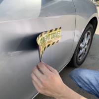Grands aimants décoratifs, autocollants magnétiques pour voiture, panneau magnétique pour voiture